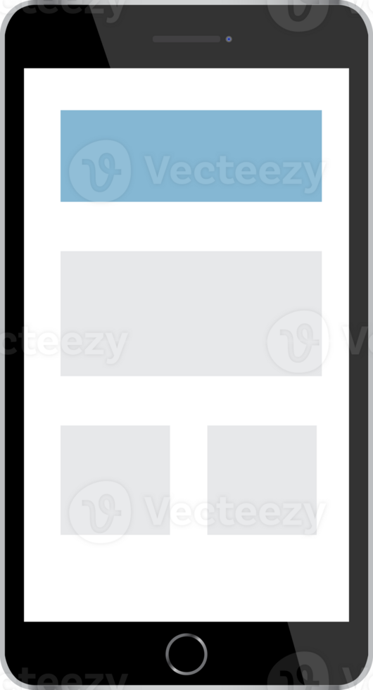 Smartphone banner web png