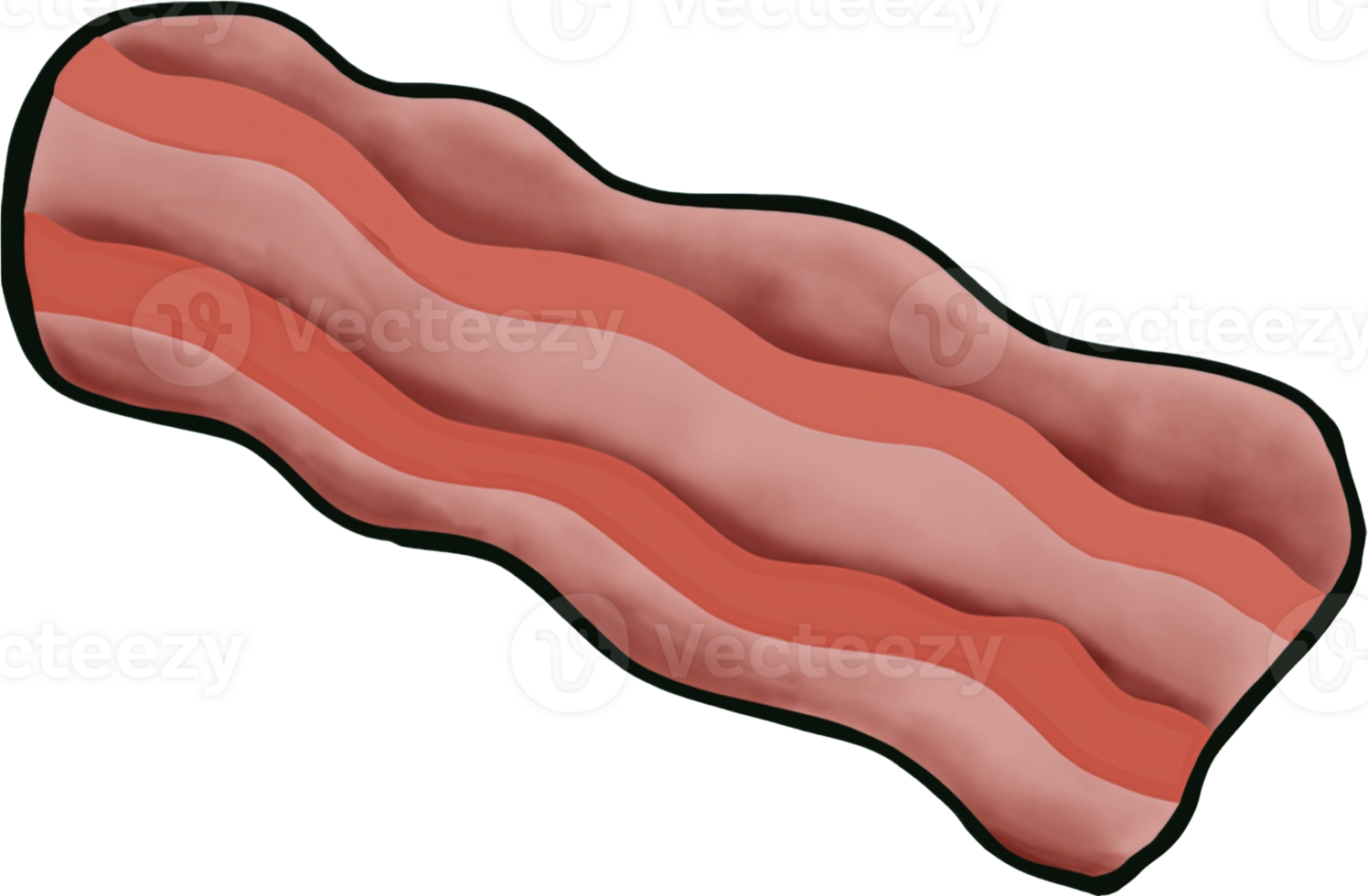 ontbijt spek illustratie png
