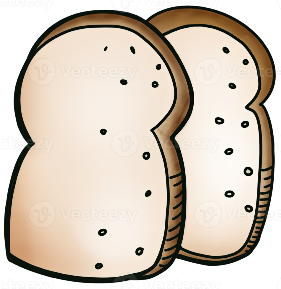 Bread fresh illustration png