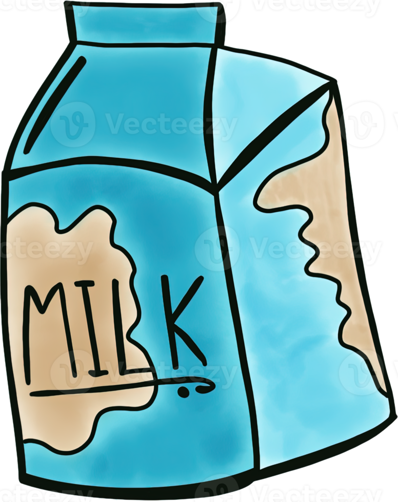 Milk carton box png