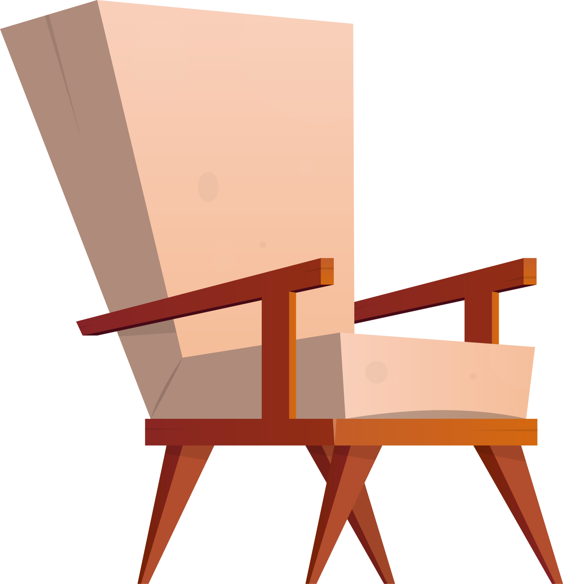 Armchair in cartoon style clip art 21608478 PNG