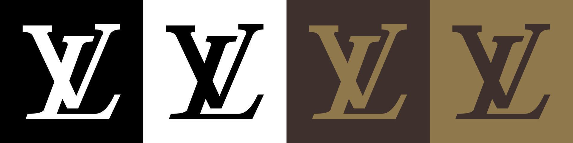 white lv logo