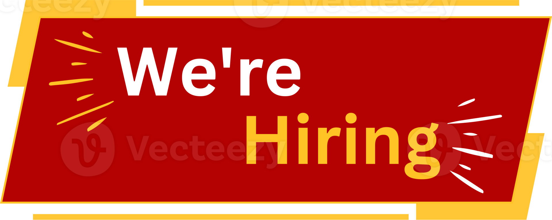 We are hiring banner png