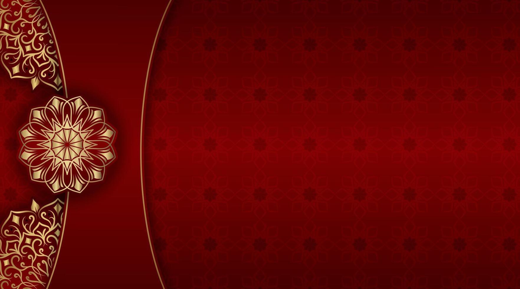 luxury background  with mandala ornament vector