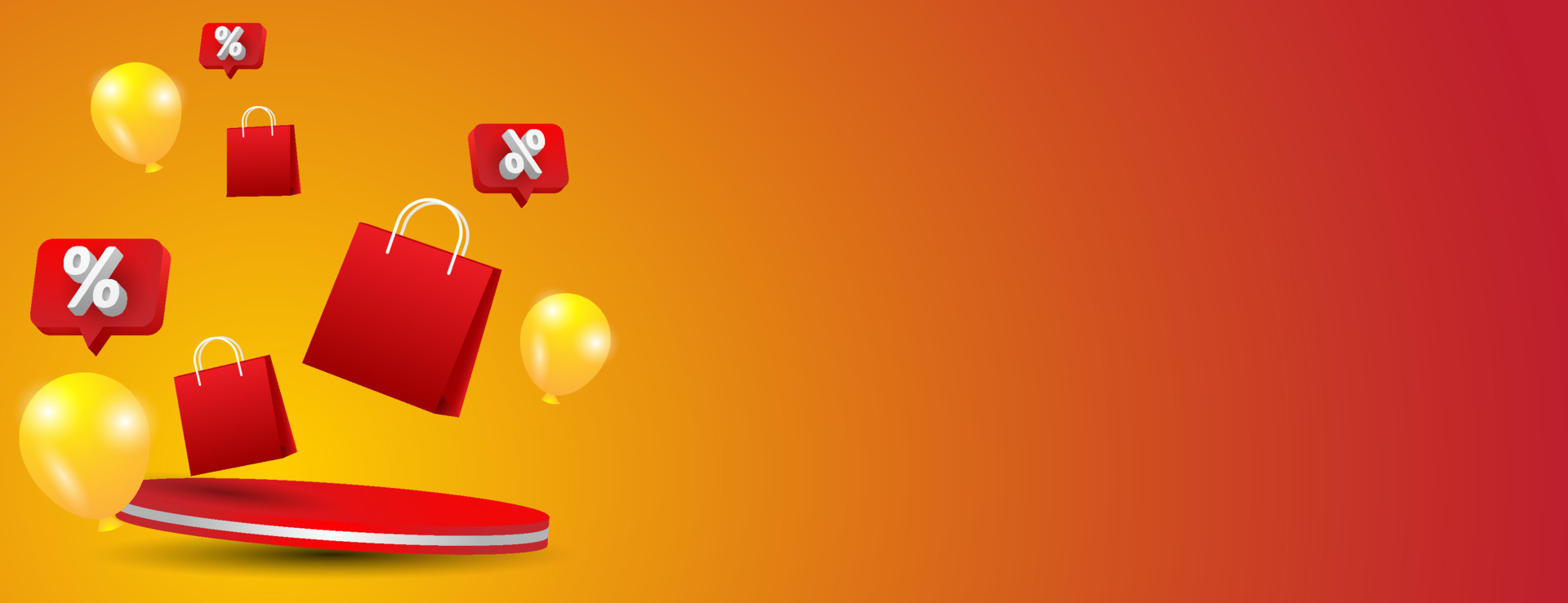 Shopping Bag Banner Vector Art, Icons, and Graphics for Free Download