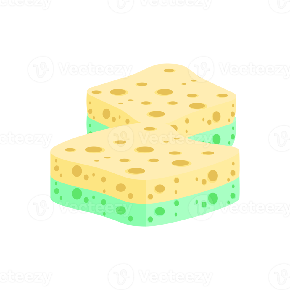 Dishwashing Sponge Bars Various Shapes Variant png
