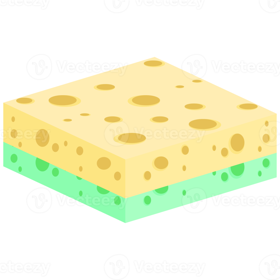 Dishwashing Sponge Bars Various Shapes Variant png