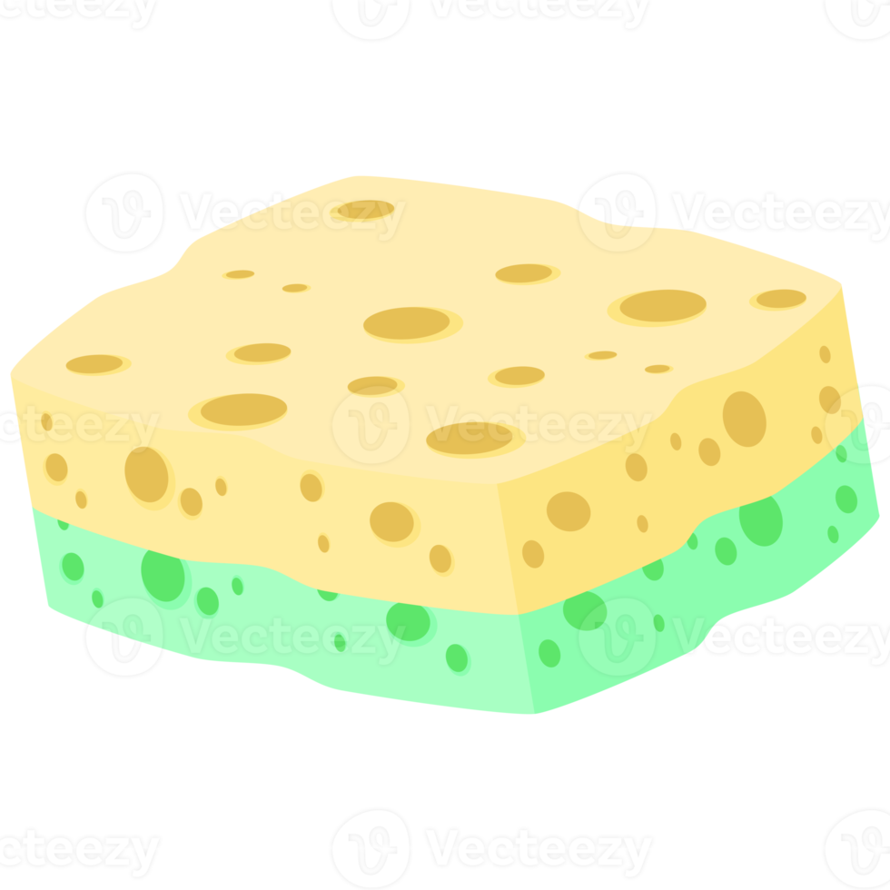 Geschirrspülen Schwamm Riegel verschiedene Formen Variante png