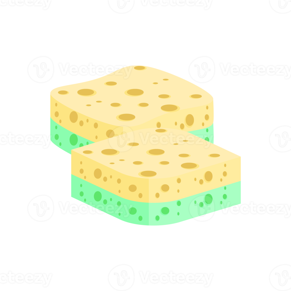 Dishwashing Sponge Bars Various Shapes Variant png