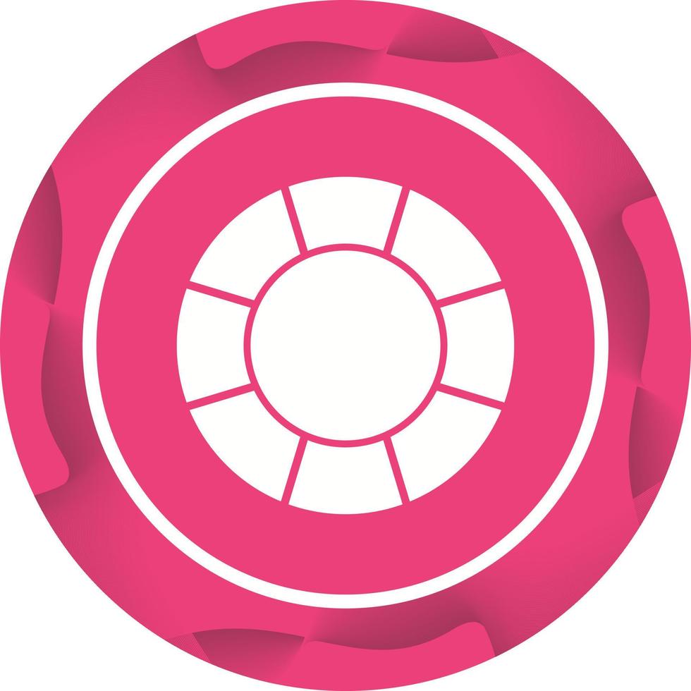 Life Saving Tube Vector Icon