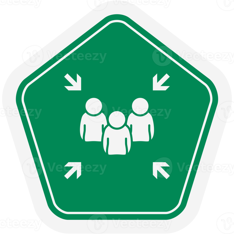 Sticker Assembly Point Emergency Life Evacuation Disaster Threat png