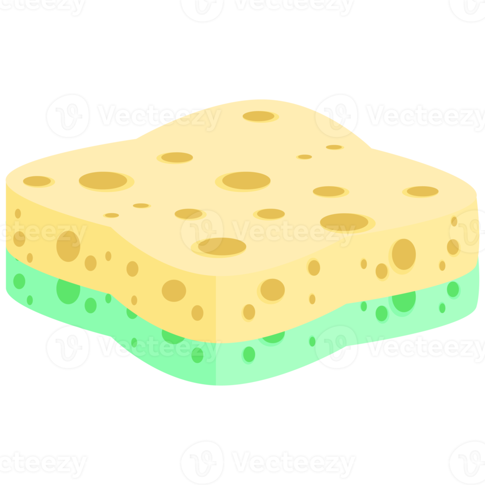 Dishwashing Sponge Bars Various Shapes Variant png