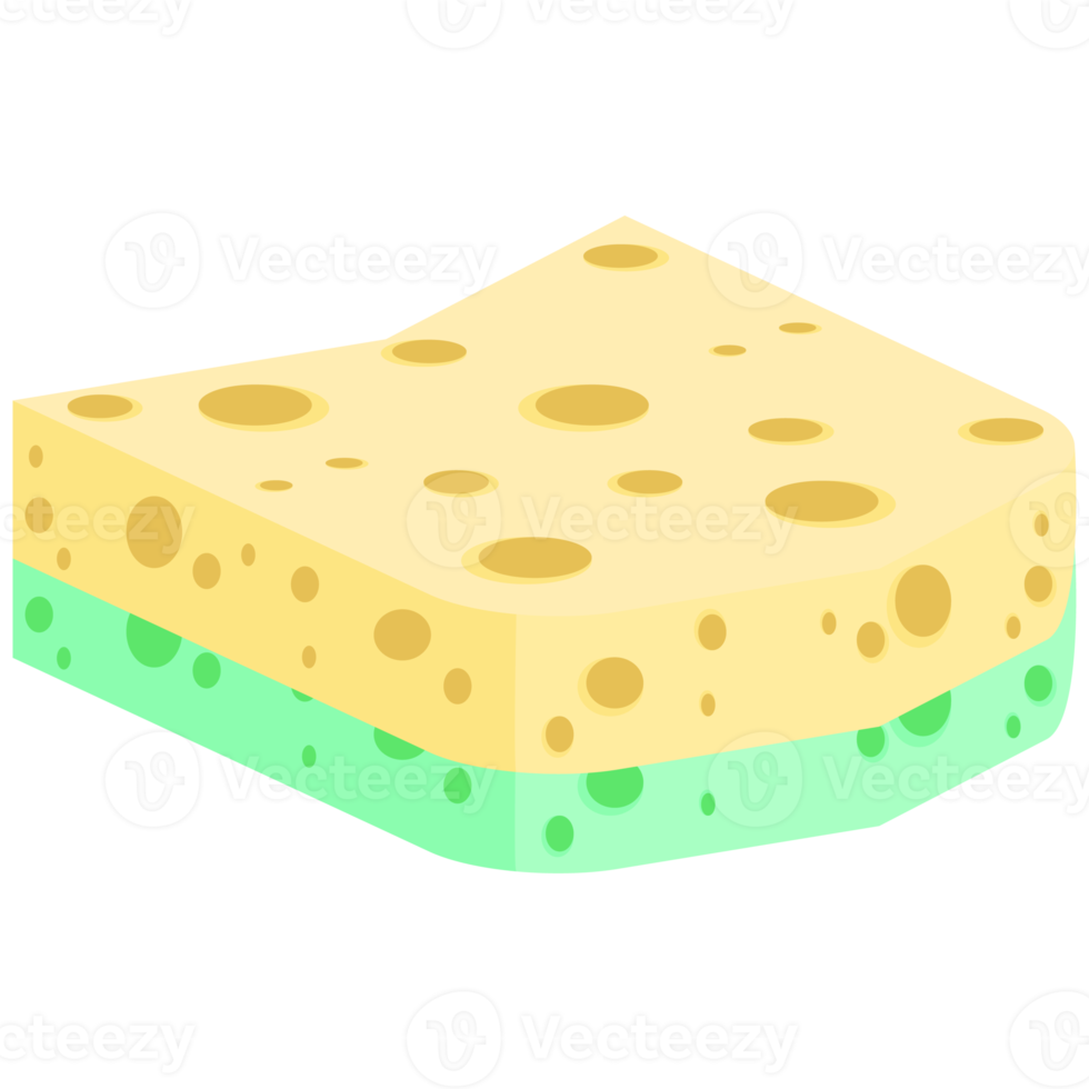 Dishwashing Sponge Bars Various Shapes Variant png