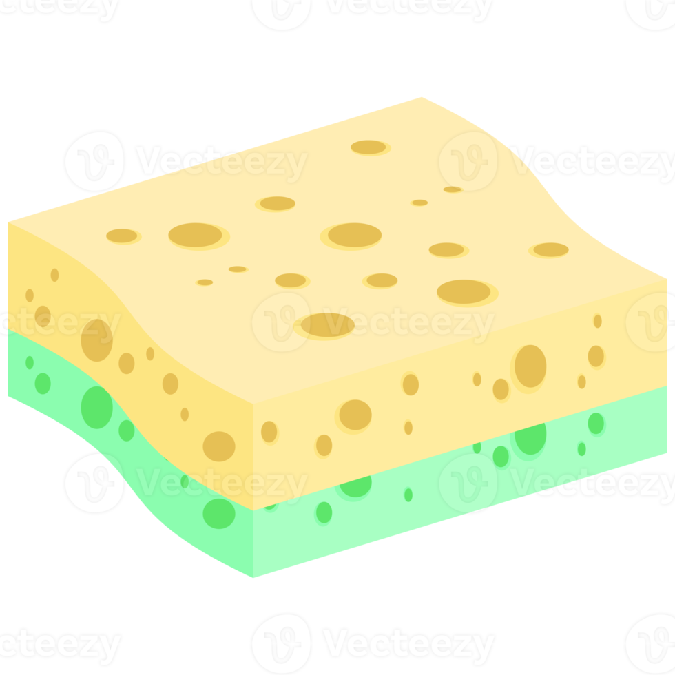 Dishwashing Sponge Bars Various Shapes Variant png