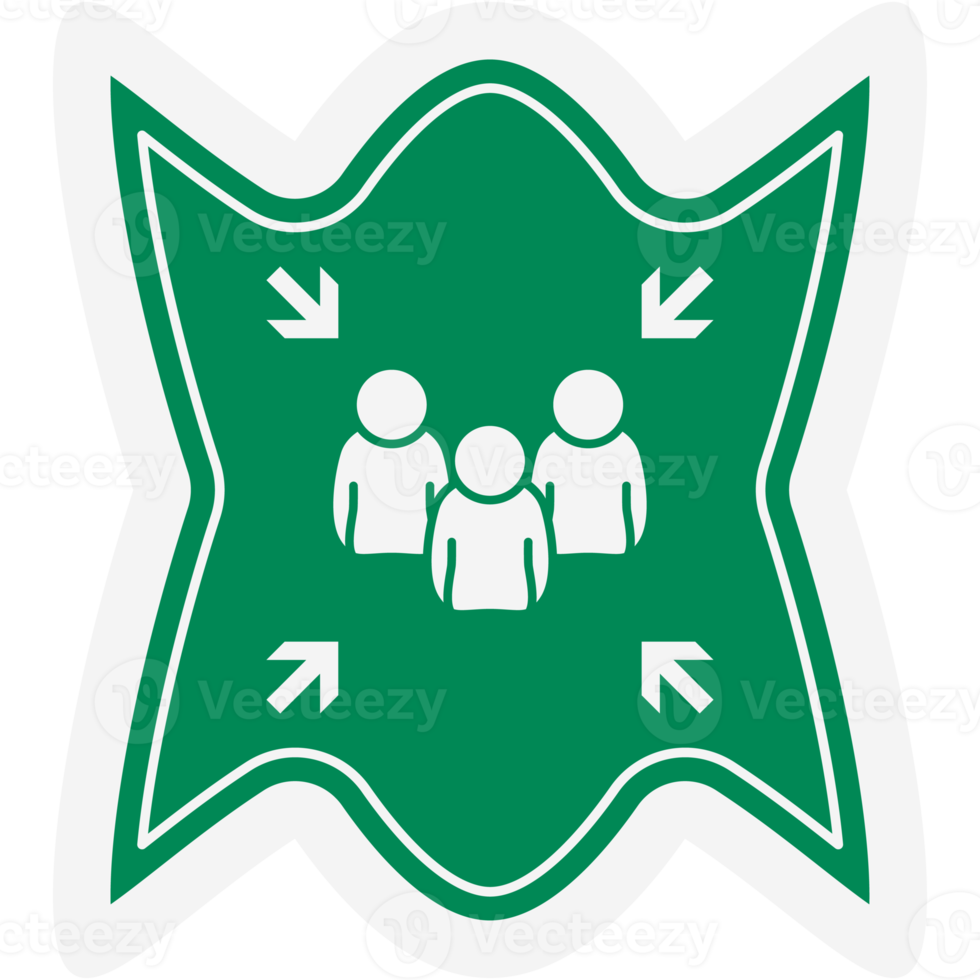 Sticker Assembly Point Emergency Life Evacuation Disaster Threat png