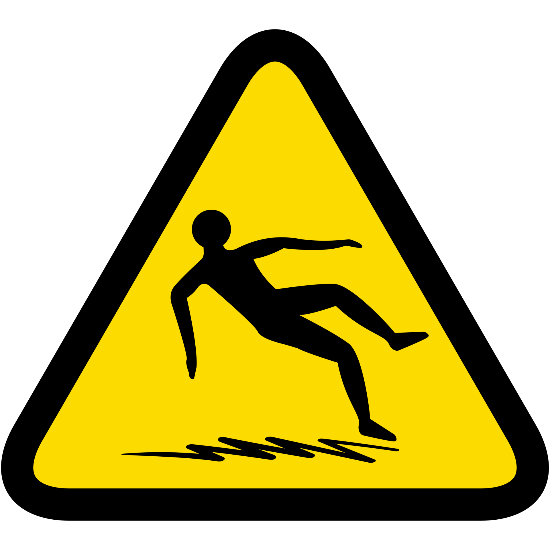 sticker slippery surface warning safety protection sign symbol 21609843 PNG sticker slippery surface warning safety protection sign symbol 21609843 PNG