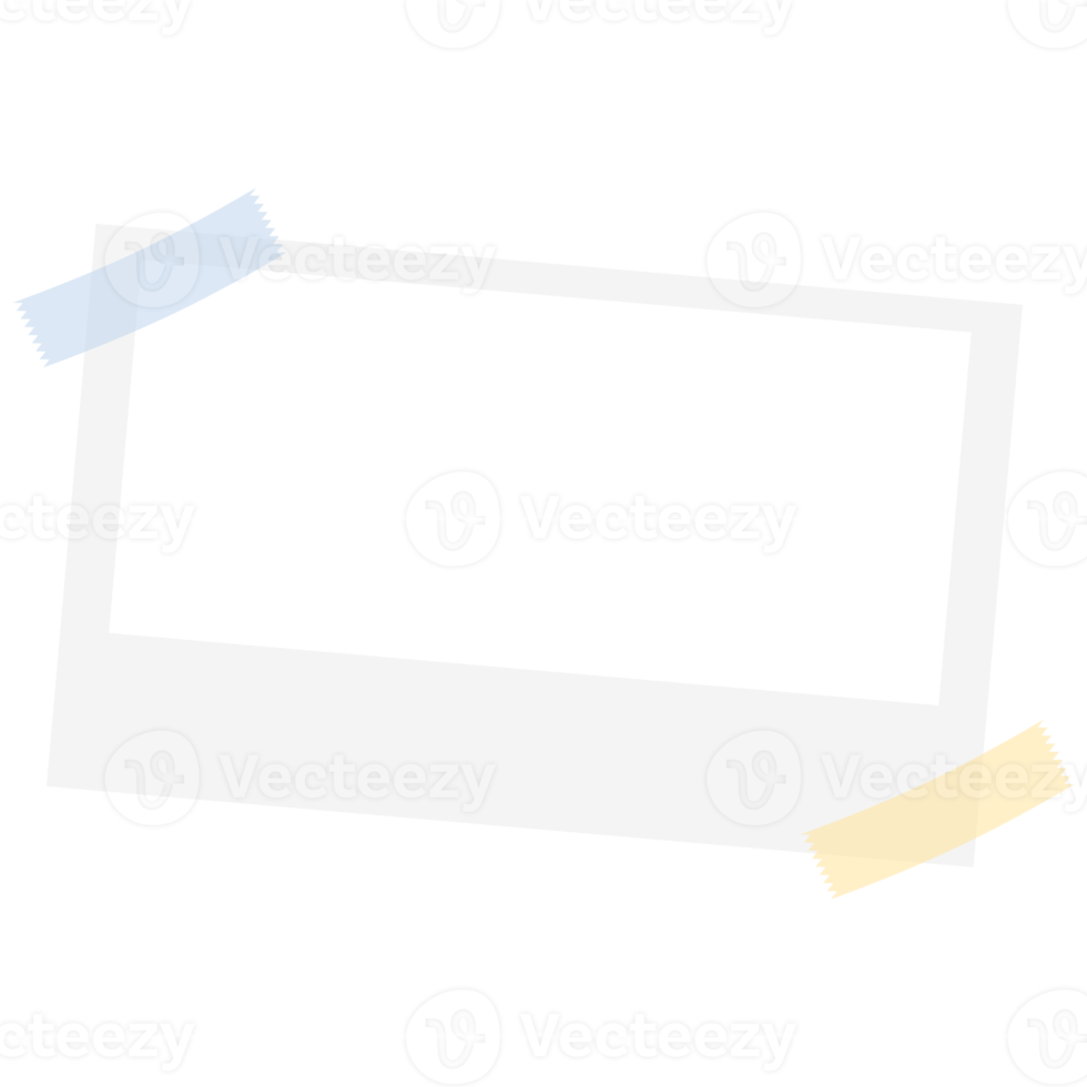 esthétique classique papier Cadre maquette png