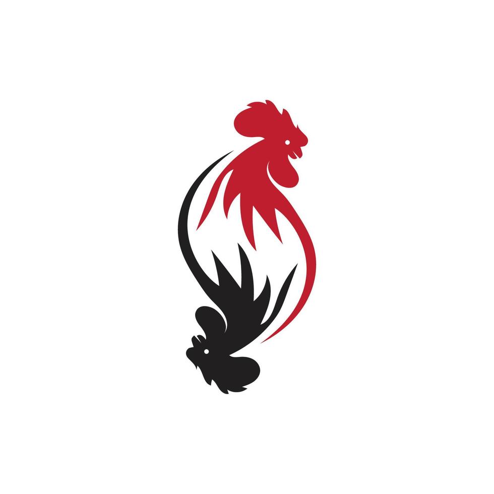 Rooster logo images illustration design vector