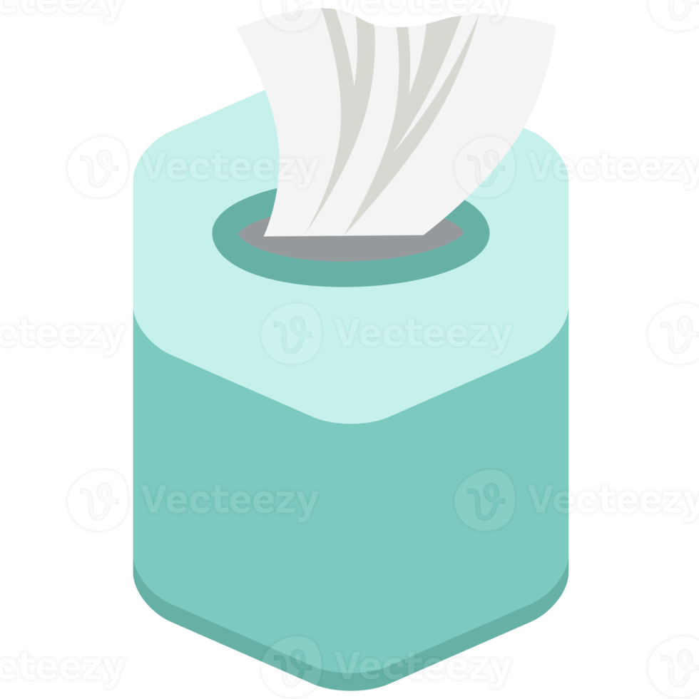 Isometric Tissue Box Dining Table Basic Shape png