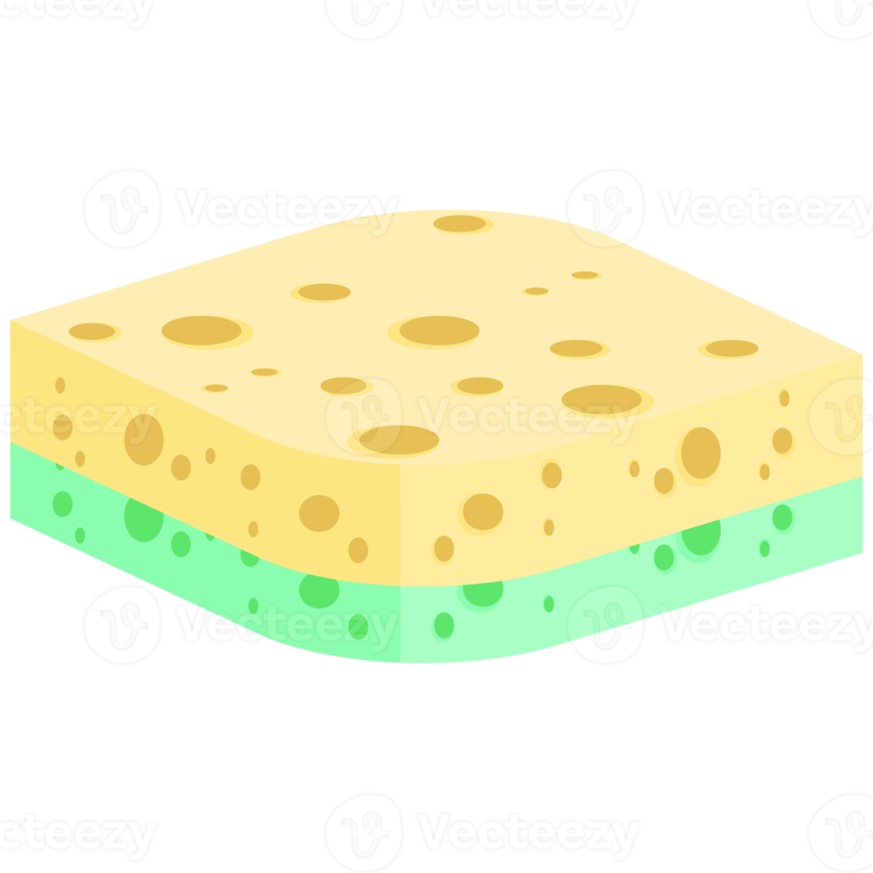 Dishwashing Sponge Bars Various Shapes Variant png
