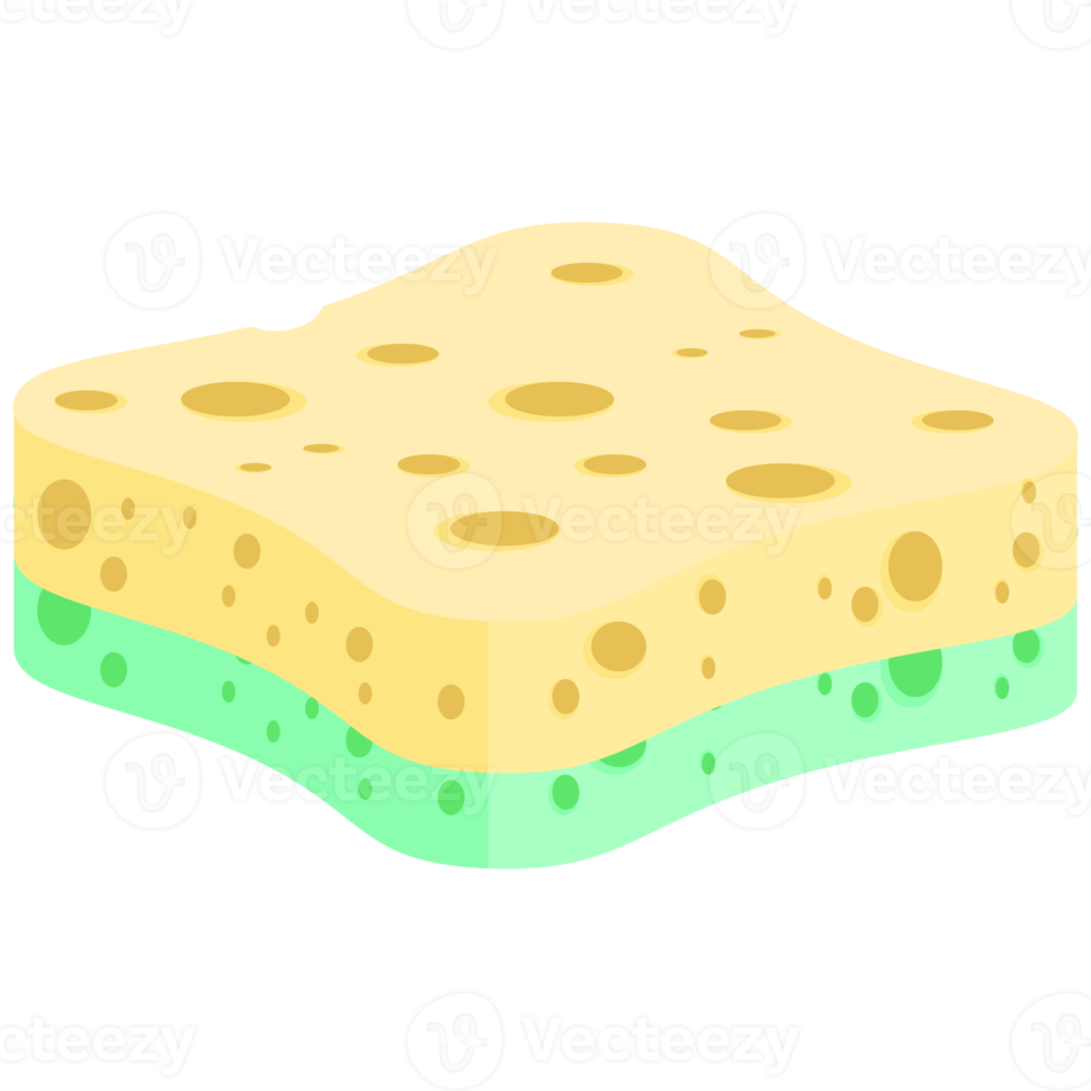 Dishwashing Sponge Bars Various Shapes Variant png