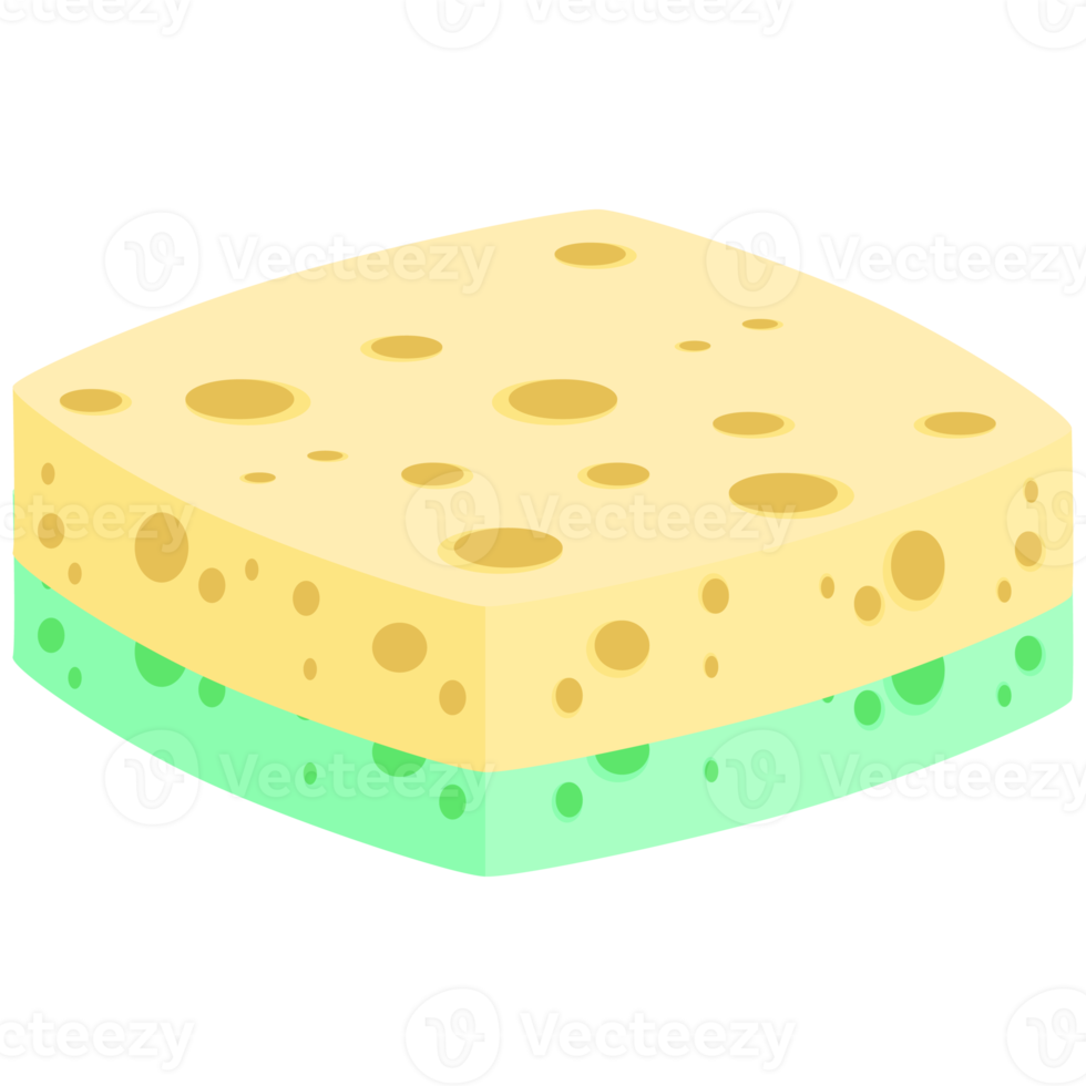 Dishwashing Sponge Bars Various Shapes Variant png