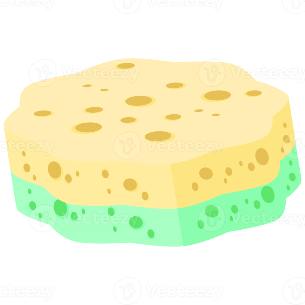 Geschirrspülen Schwamm Riegel verschiedene Formen Variante png
