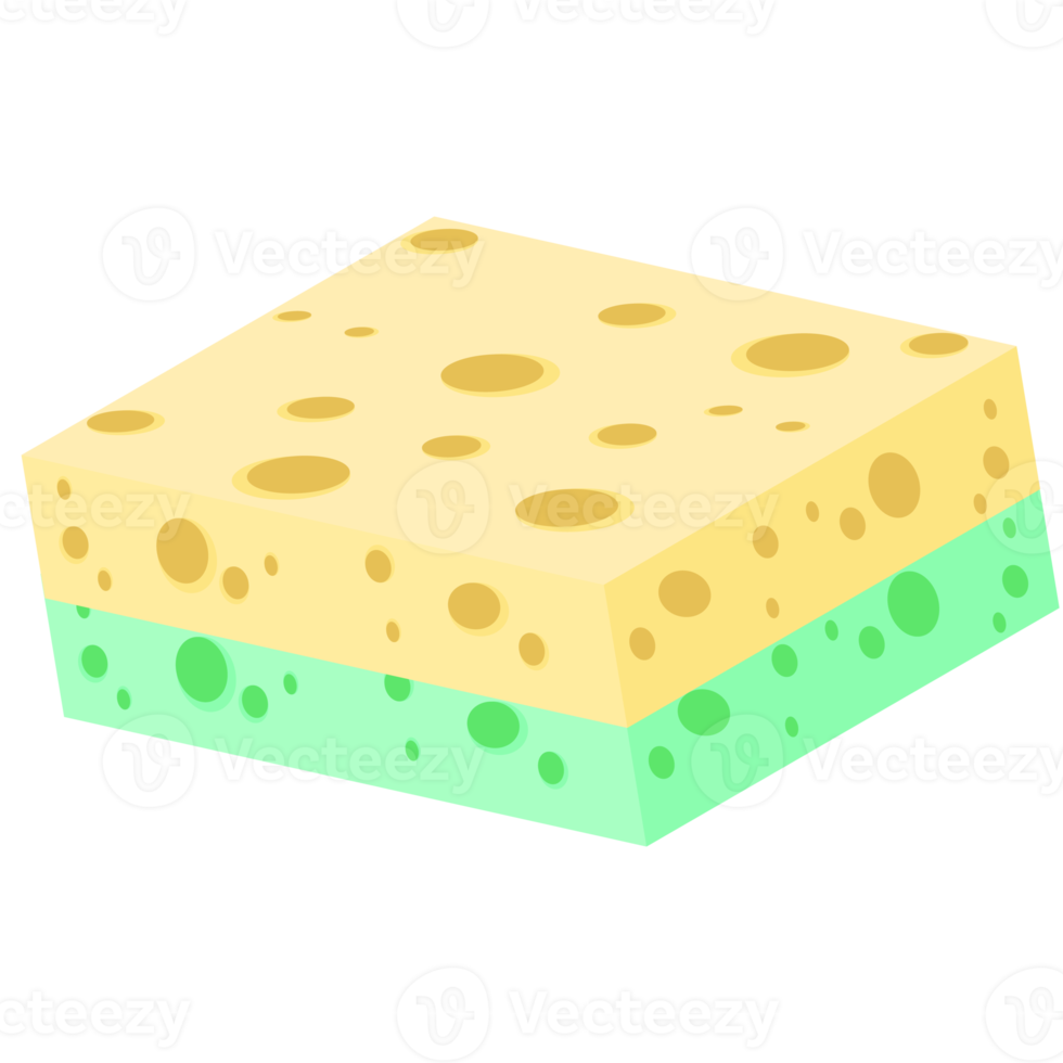 Dishwashing Sponge Bars Various Shapes Variant png