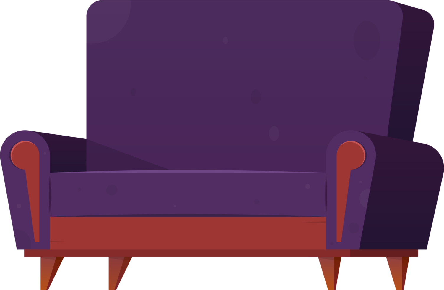 Cartoon sofa clip art png