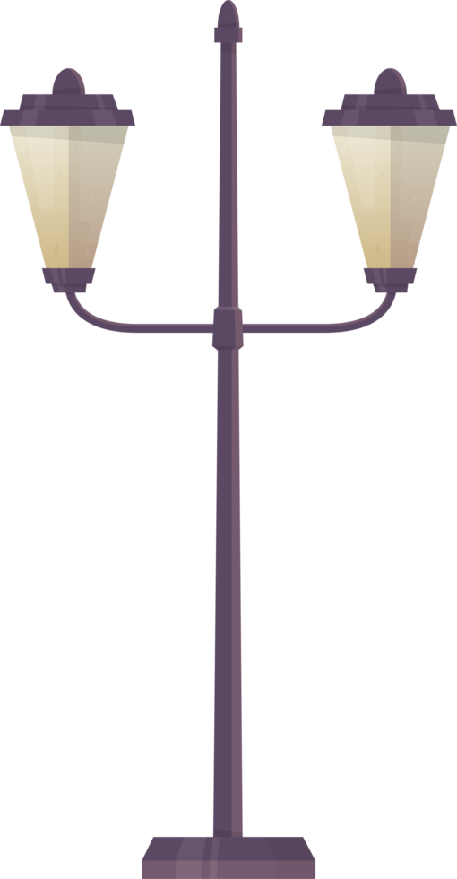 Cartoon city street light clip art png