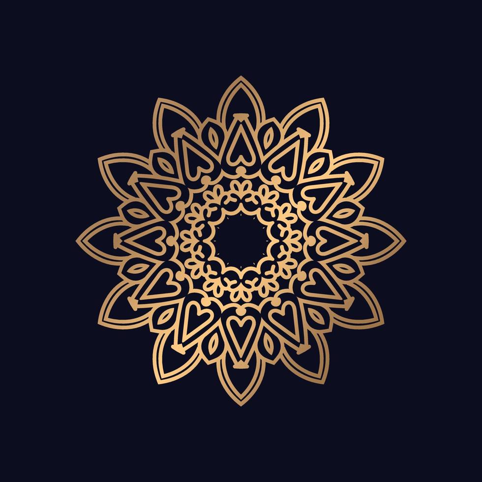 Ethnic mandala decoration pattern design background premium vector