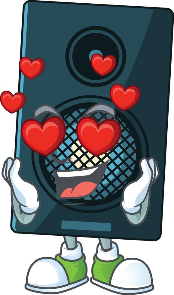 Cartoon character of sound system vector