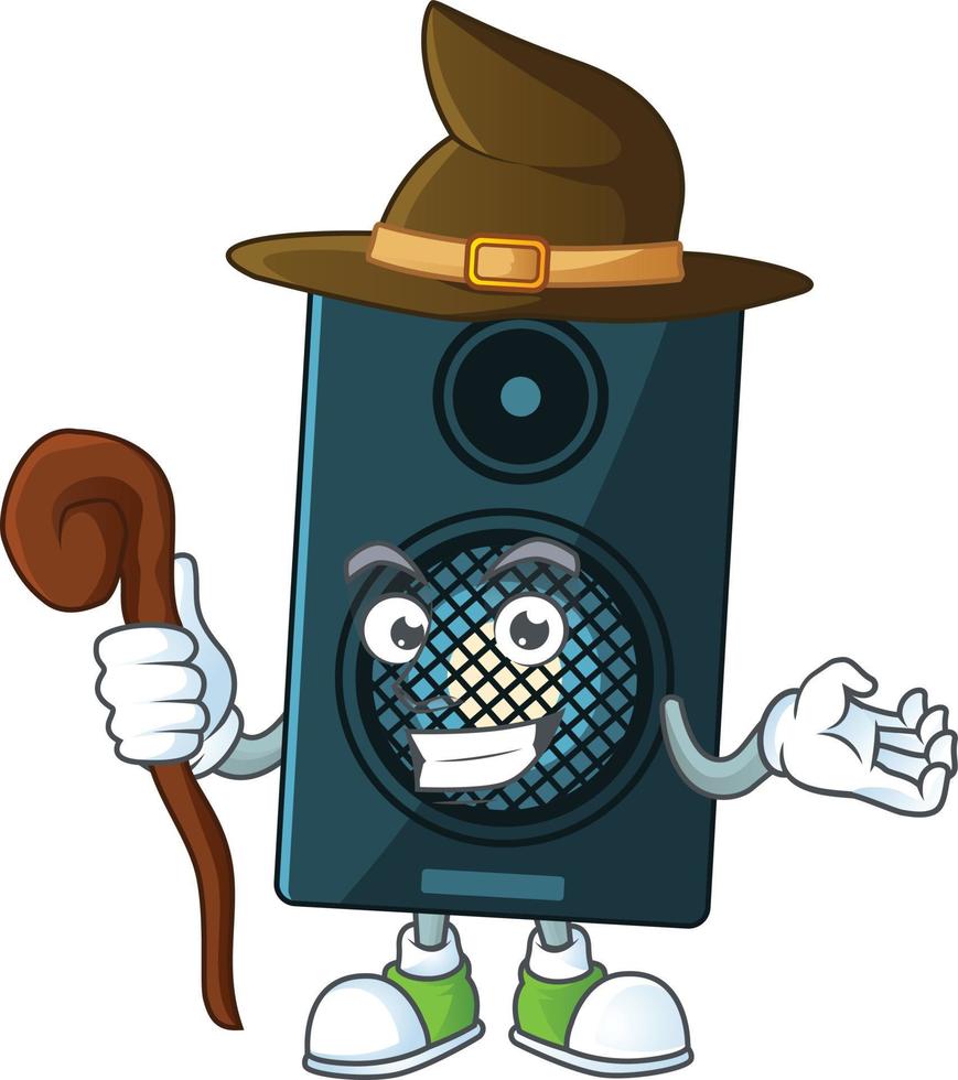 Cartoon character of sound system vector