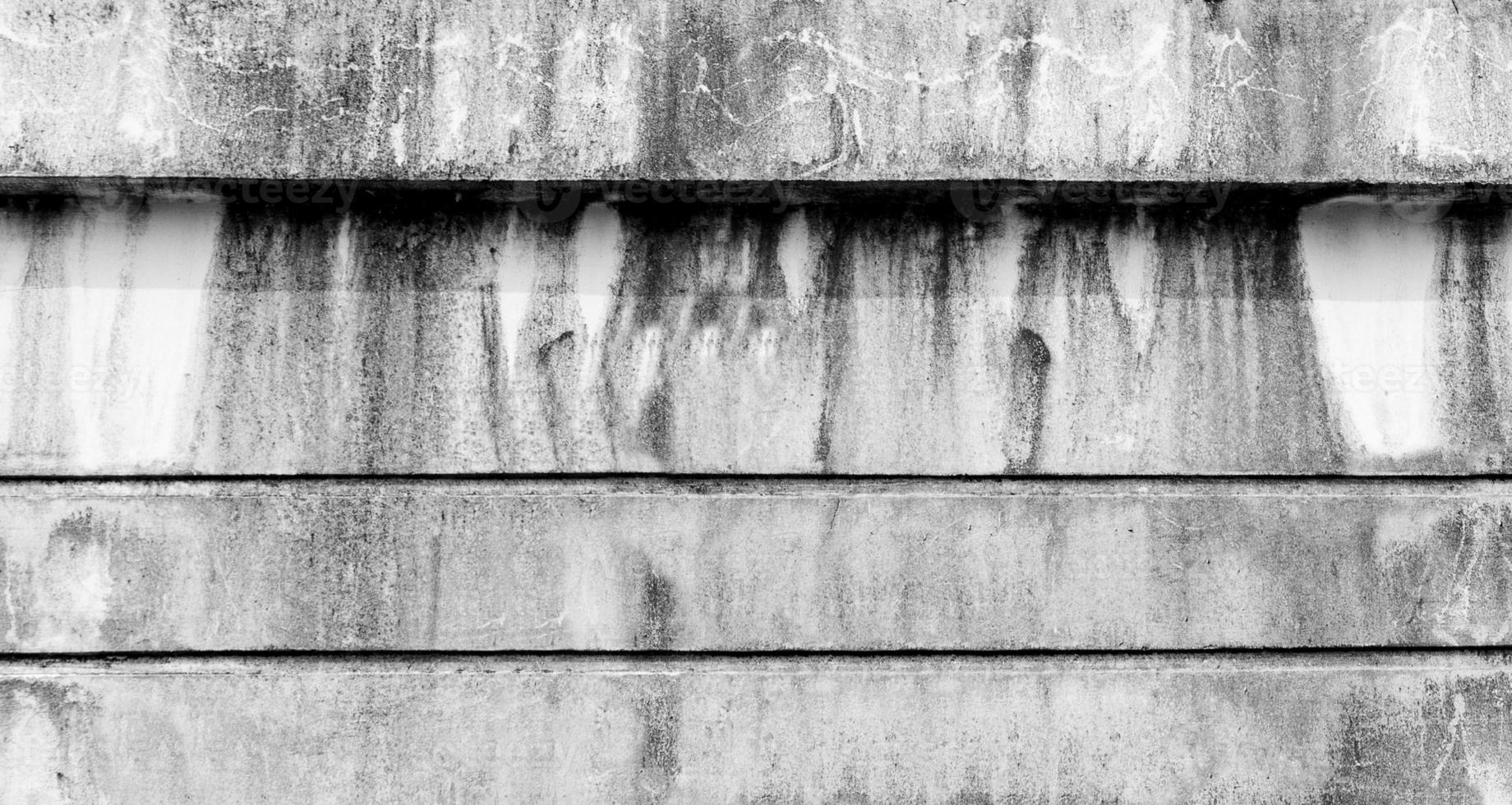 Texture white cement wall with stain photo