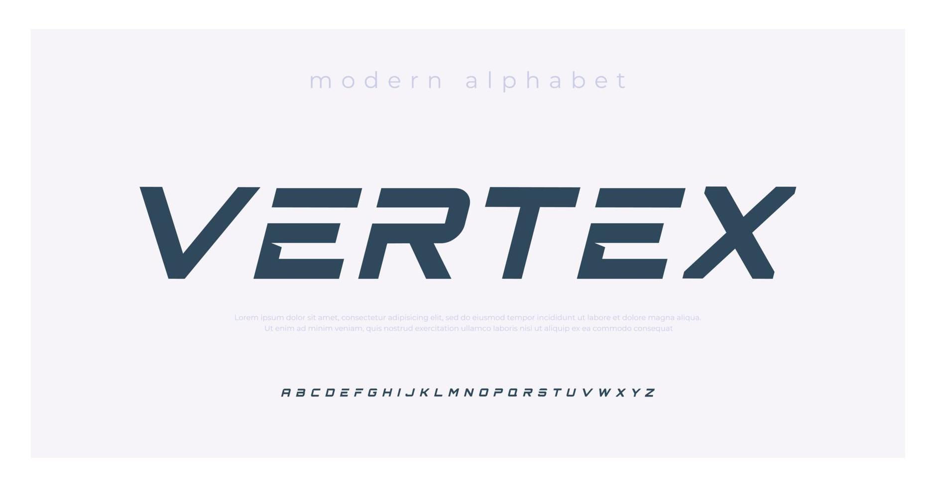 Future modern alphabet font. Typography urban style fonts for sport, technology, digital, movie logo design vector