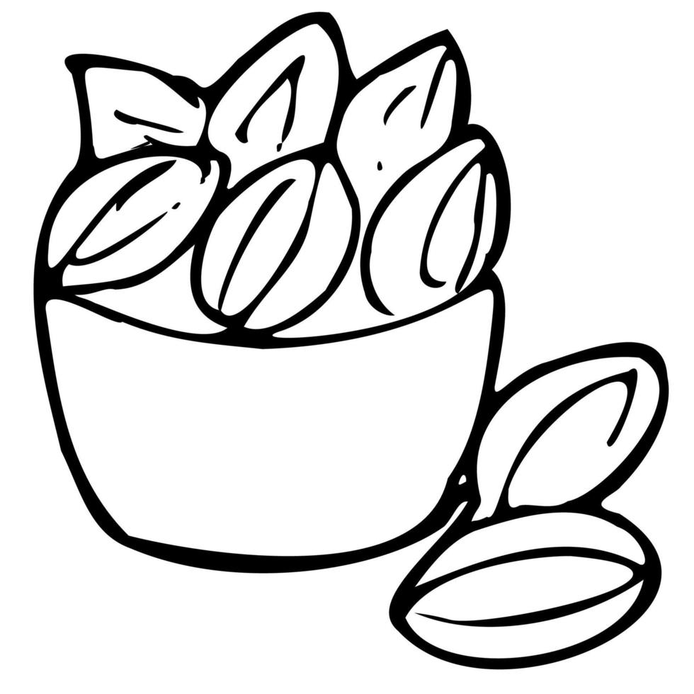 Baking tea sweets. Doodle illustration for the menu. Cakes, cookies, tea, coffee, bread, toast. vector