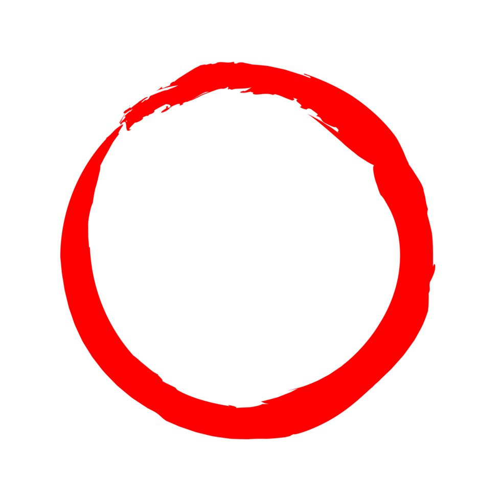 rood cirkel PNG