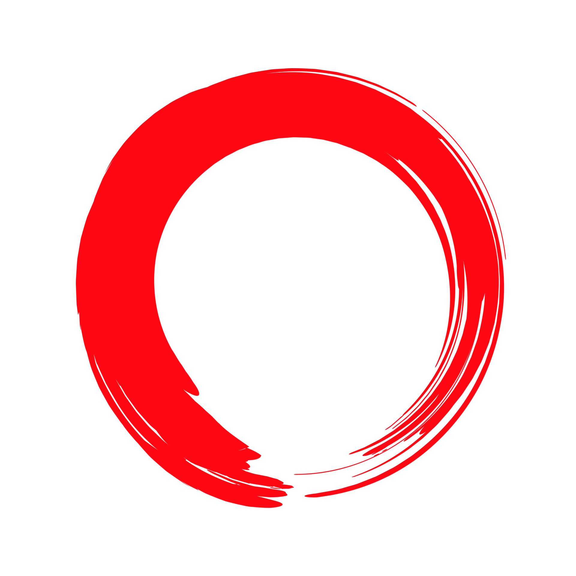 Red Brush Circle Png 21611695 PNG