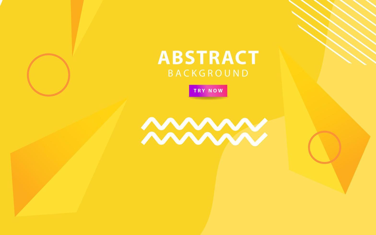 modern yellow gradient abstract geometric shape background banner design. vector