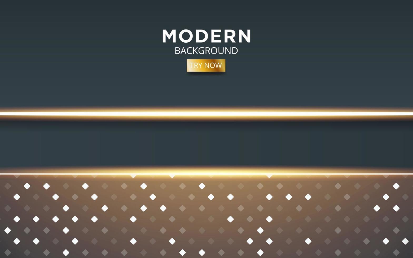 modern dark abstract technology background banner design with gold line and golden rays. Overlap layers with paper effect. Realistic light effect on textured particle background.vector illustration. vector