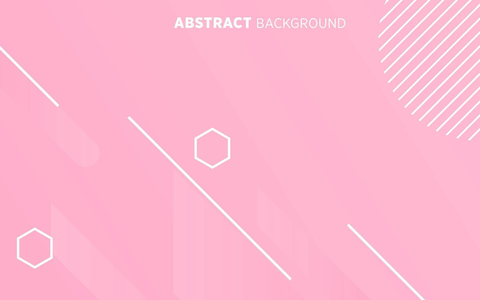 modern pink gradient abstract geometric shape background banner design. vector