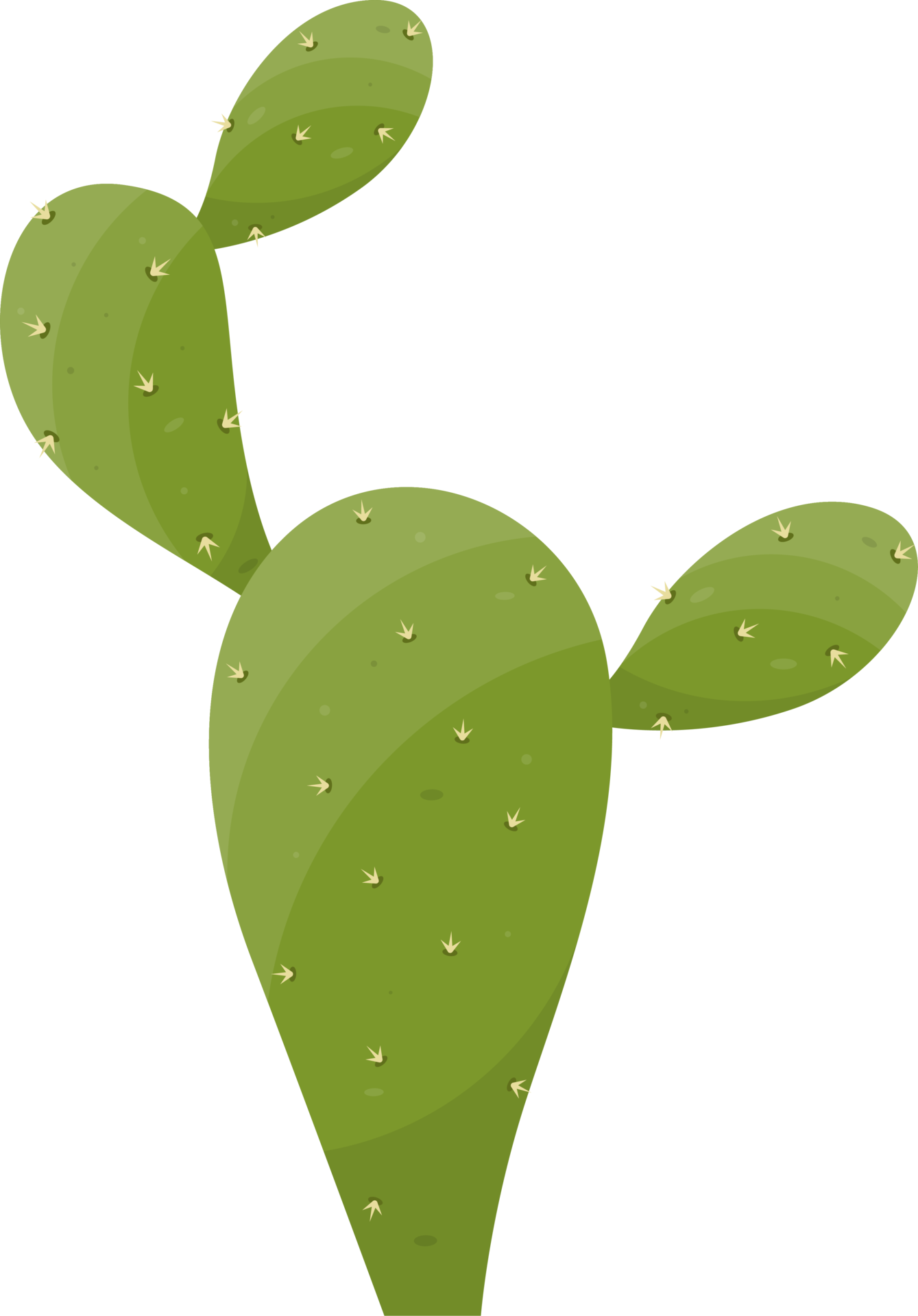 Cartoon Desert Cactus Plant 21611994 Png