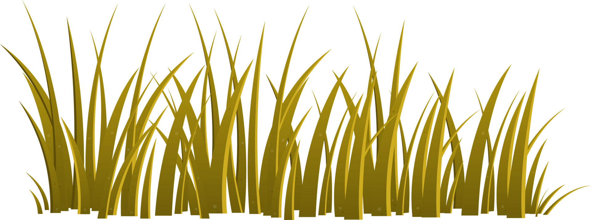 Cartoon grass leaves clip art png