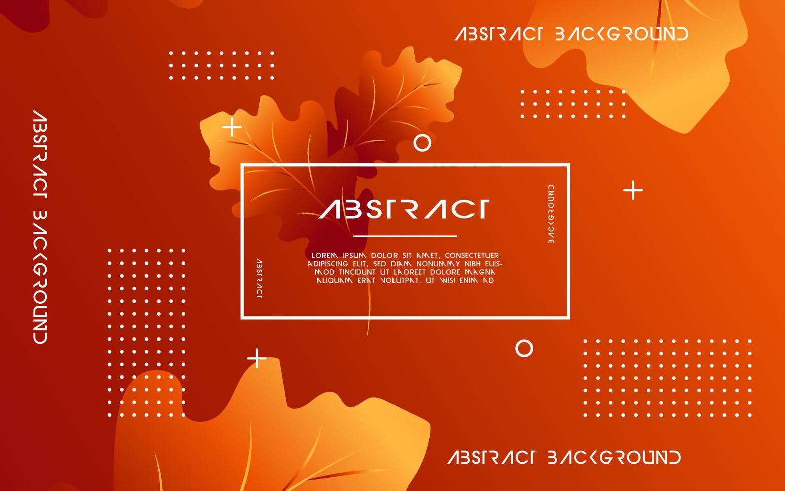 abstract autumn vector background banner deign with leaf,can be used in cover design,poster,flyer,book design,website backgrounds or advertising.vector illustration.