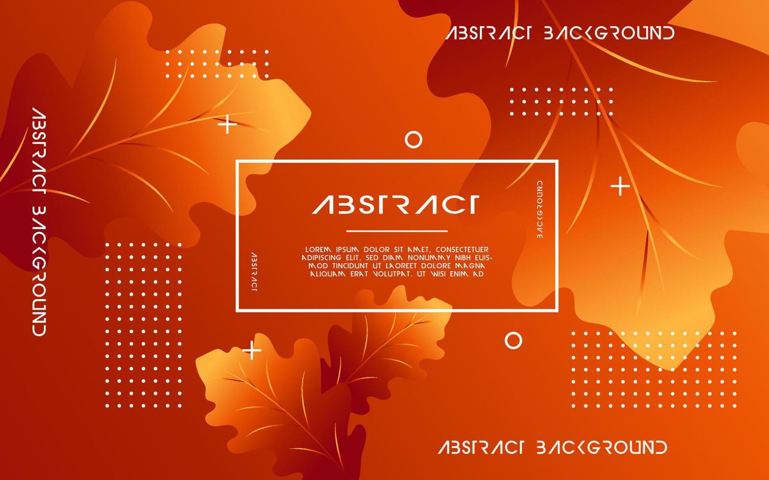 abstract autumn vector background banner deign with leaf,can be used in cover design,poster,flyer,book design,website backgrounds or advertising.vector illustration.