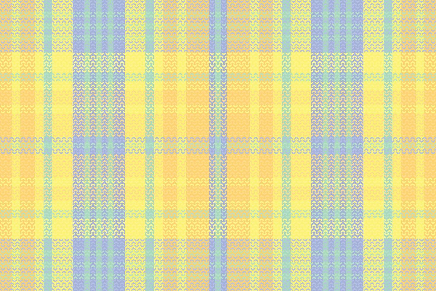 Tartan Plaid With Summer Color Pattern. vector