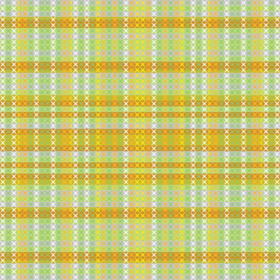 Tartan Plaid With Summer Color Pattern. vector