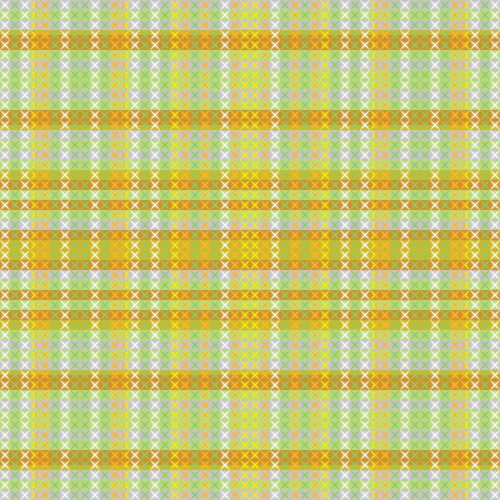 Tartan Plaid With Summer Color Pattern. vector