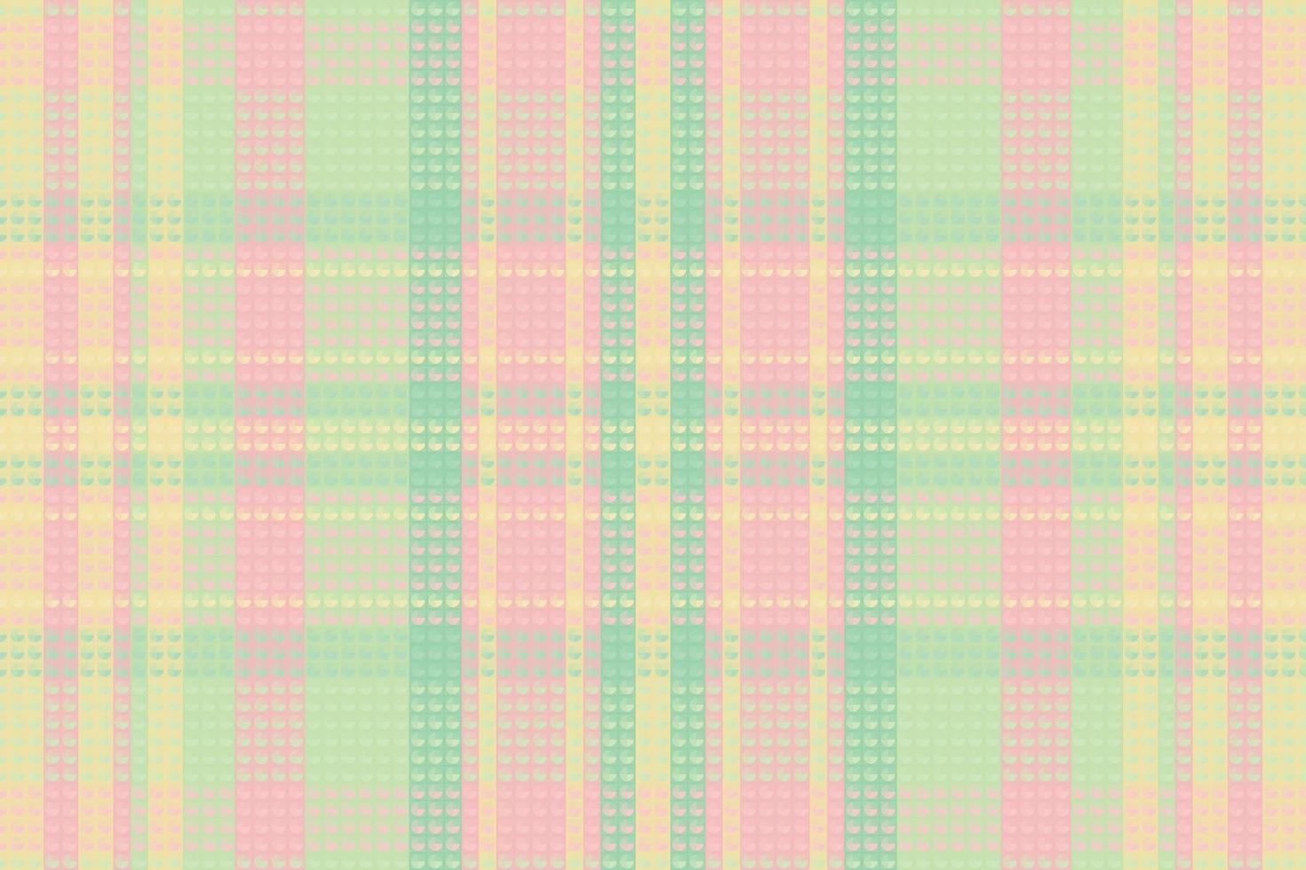 Tartan Plaid With Summer Color Pattern. vector