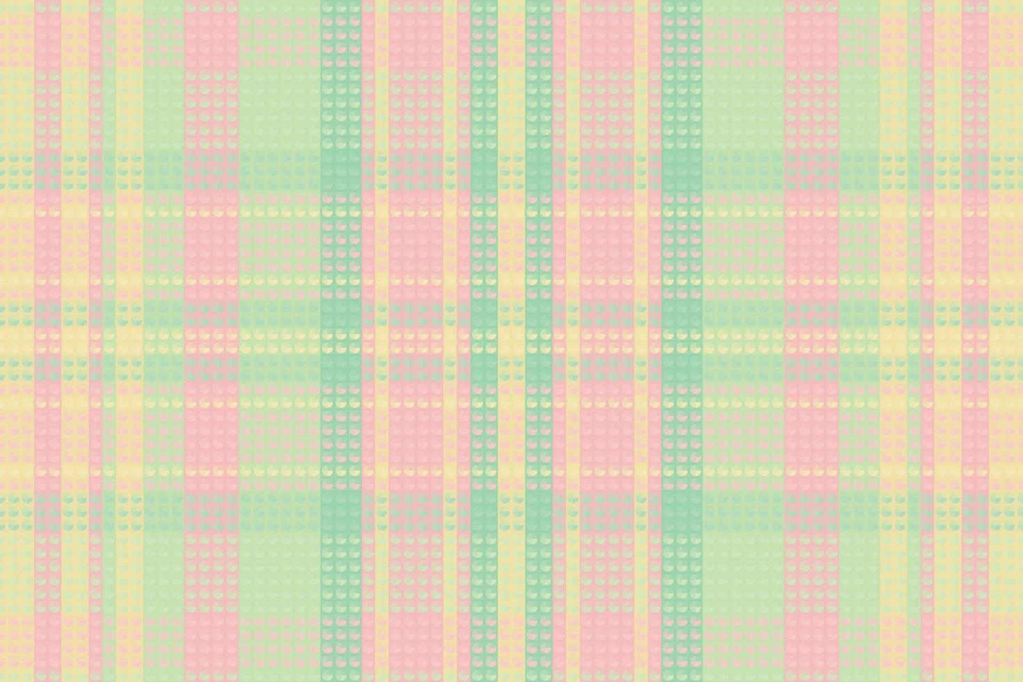 Tartan Plaid With Summer Color Pattern. vector